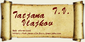 Tatjana Vlajkov vizit kartica